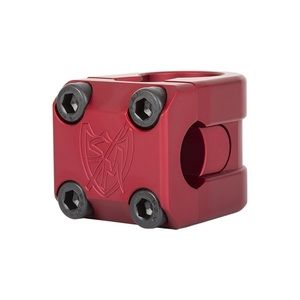 S&M BMX REDNECK FLT BICYCLE STEM BRUSHED RED 26mm Reach FLATLAND